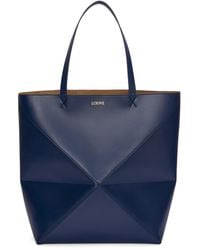 Loewe - Xl Leather Puzzle Fold Tote Bag - Lyst