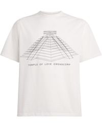 Rick Owens - Cotton Brad Graphic T-Shirt - Lyst