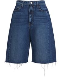 Mother - The Half-Pipe Denim Shorts - Lyst
