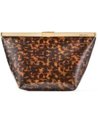 Jimmy Choo - Tortoiseshell Ganache Clutch Bag - Lyst