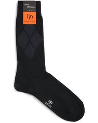 Doré Doré - Wool-Blend Argyle Socks - Lyst