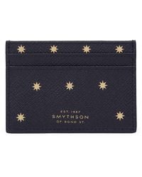 Smythson - Panama Leather Stars Card Holder - Lyst