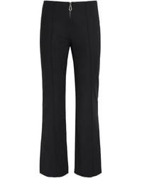 Sandro - Zip-Up Flared Trousers - Lyst