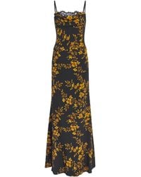 Rebecca Vallance - Silk Sunblush Bloom Maxi Dress - Lyst
