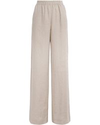 Eleventy - X Harrods Linen Elasticated Palazzo Trousers - Lyst
