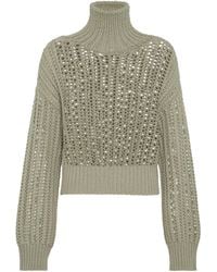 Brunello Cucinelli - Cashmere Rollneck Sweater - Lyst
