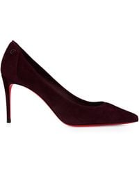Christian Louboutin - Sporty Kate Suede Pumps 85 - Lyst