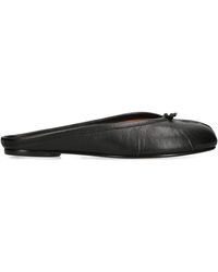 Maison Margiela - Leather Tabi Ballerina Ballet Flats - Lyst