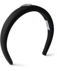 Prada - Re-Nylon Triangle Headband - Lyst