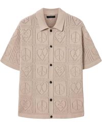 AllSaints - Organic Cotton Knitted Shirt - Lyst