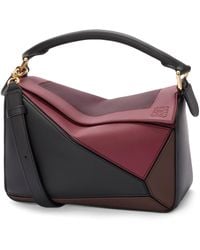Loewe - X Albers Leather Puzzle Top-Handle Bag - Lyst