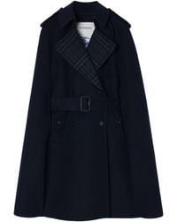 Burberry - Wool Belmont Trench Cape - Lyst