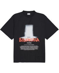 Balenciaga - Graphic Print T-Shirt - Lyst