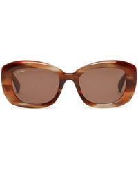 Max Mara - Oversized Oval Sunglasses - Lyst