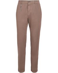 Paul & Shark - Cotton-Silk-Blend Straight Chinos - Lyst