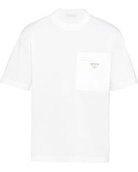 Prada - Cotton T-Shirt - Lyst