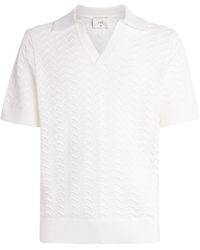 CHE - Ripple Knitted Polo Shirt - Lyst