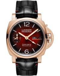 Panerai - Goldtech Luminor Perpetual Calendar Watch - Lyst