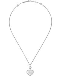 Chopard - And Diamond Happy Hearts Pendant - Lyst