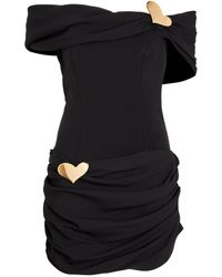 ROWEN ROSE - Heart-detail Mini Dress - Lyst