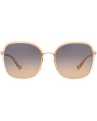 Chloé - Oversized Square Sunglasses - Lyst