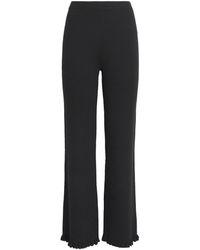 Claudie Pierlot - Flared Knit Trousers - Lyst