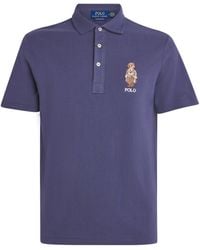 Polo Ralph Lauren - Cotton Polo Bear Polo Shirt - Lyst