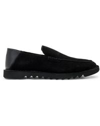 AllSaints - Suede Slix Loafers - Lyst