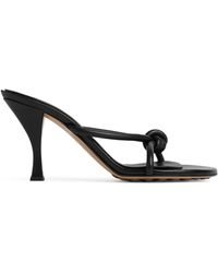 Bottega Veneta - Leather Blink Heeled Sandals 50 - Lyst