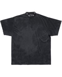 Balenciaga - Oversized Piercing T-shirt - Lyst