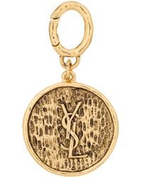 Saint Laurent - Cassandre Medallion Charm - Lyst