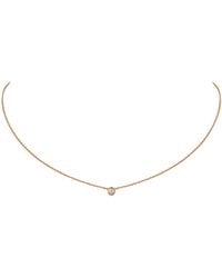 Cartier - Extra-Small And Diamond D'Amour Necklace - Lyst