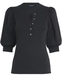 Veronica Beard - Puff-Sleeve Coralee Top - Lyst