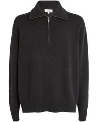 Studio Nicholson - Merino Wool-blend Half-zip Sweater - Lyst