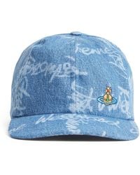 Vivienne Westwood Summer Check Cap in Blue for Men | Lyst