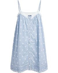 Polo Ralph Lauren - Cotton Stripe Mini Dress - Lyst
