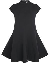 STAUD - Cotton-Blend Ellie Mini Dress - Lyst