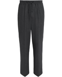 Drole de Monsieur - Virgin Wool-Blend Drawstring-Waist Trousers - Lyst