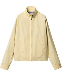 Miu Miu - Cotton Poplin Shirt Jacket - Lyst