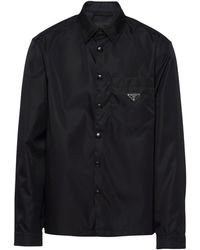 Prada - Re-Nylon Relaxed Shirt - Lyst