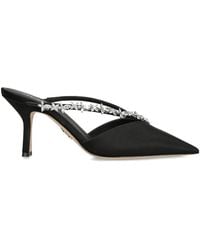 Rodo - Satin Kayla Heeled Mules 75 - Lyst