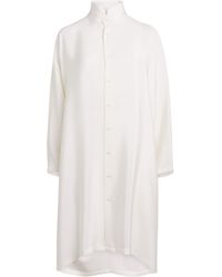 Eskandar - Silk Longline Shirt - Lyst