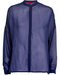 MAX&Co. - Sheer Georgette Shirt - Lyst