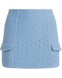 Devon Windsor - Open-Work Romina Mini Skirt - Lyst