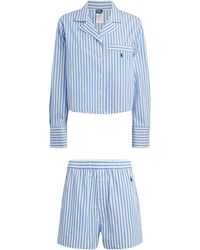 Polo Ralph Lauren - Oxford Stripe Pyjama Set - Lyst