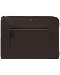 Smythson - Small Calfskin Ludlow Laptop Case - Lyst