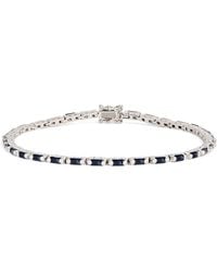 Suzanne Kalan - And Sapphire Bold Linear Tennis Bracelet - Lyst