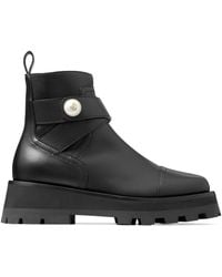 Jimmy Choo - Meena Leather Ankle Boots - Lyst