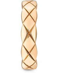 Chanel - Beige Gold Coco Crush Single Earring - Lyst
