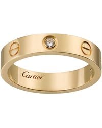Cartier - And Diamond Love Wedding Band - Lyst